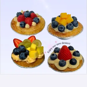 Set 4 Fruit Tarts at GẤU Bakery