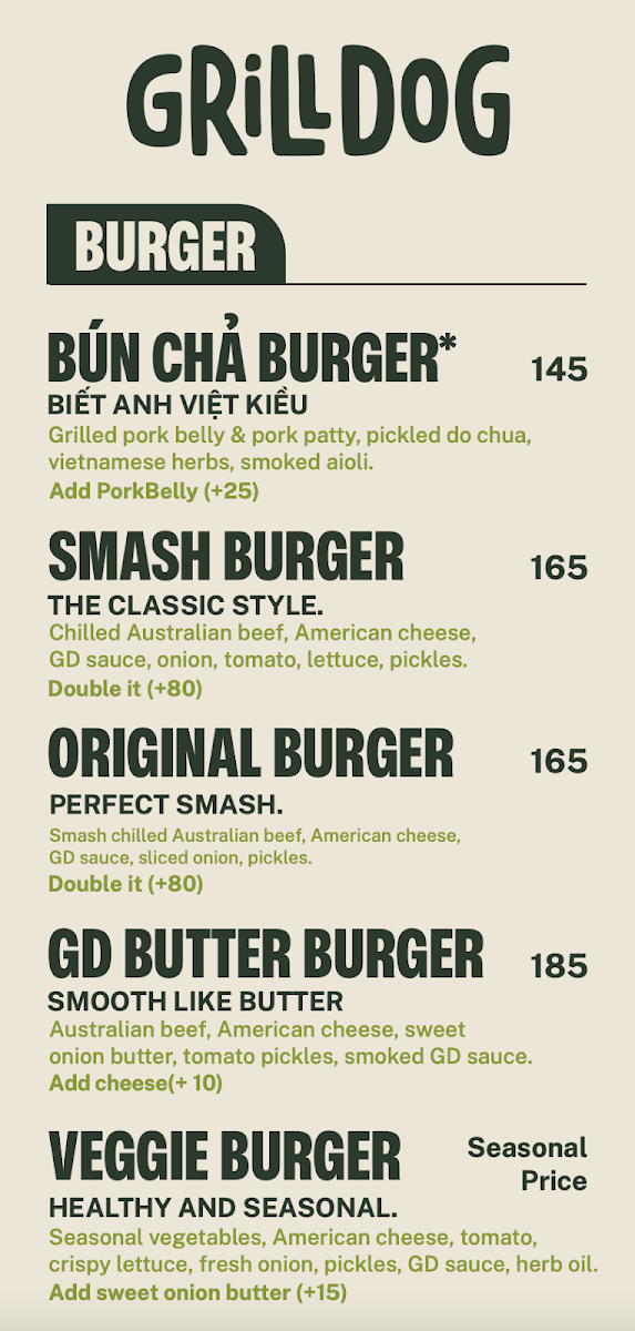 GrillDog Burger photo 3 in Thao Dien