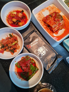 Korean side dishes and main course