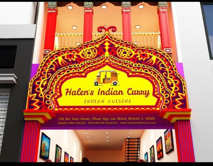 Halen's Indian Curry in Saigon