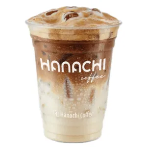 Iced milk coffee with condensed milk