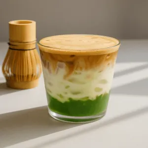 Matcha Latte Coffee Oatmilk at Hanachi Coffee