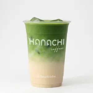 Matcha latte Oat Milk at Hanachi Coffee