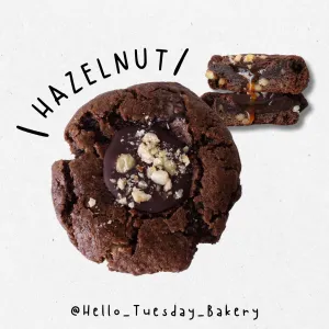 Lava Caramel Hazelnut Cookies 🍫