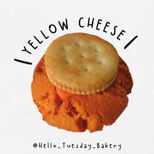 Yellow Cheese Cookies🧀