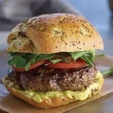 THE HT CLASSIC BURGER at High Tide Restaurant & Bar