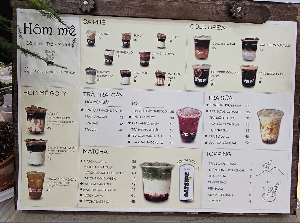 Hôm Mê Coffee, Trà & Matcha - Trần Não photo 5 in Thao Dien
