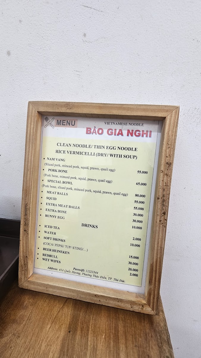 Hủ Tiếu Nam Vang Bảo Gia Nghi - Vietnamese restaurant on Quoc Huong, Thao Dien