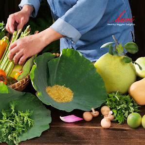 Lotus Leaf Rice with Fresh Vegetables
