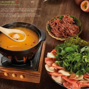 Passion fruit hotpot at Hum Garden - Healthy Veggies Delights
