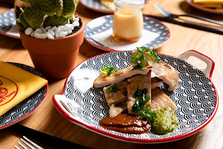 Grilled Meat with Greens