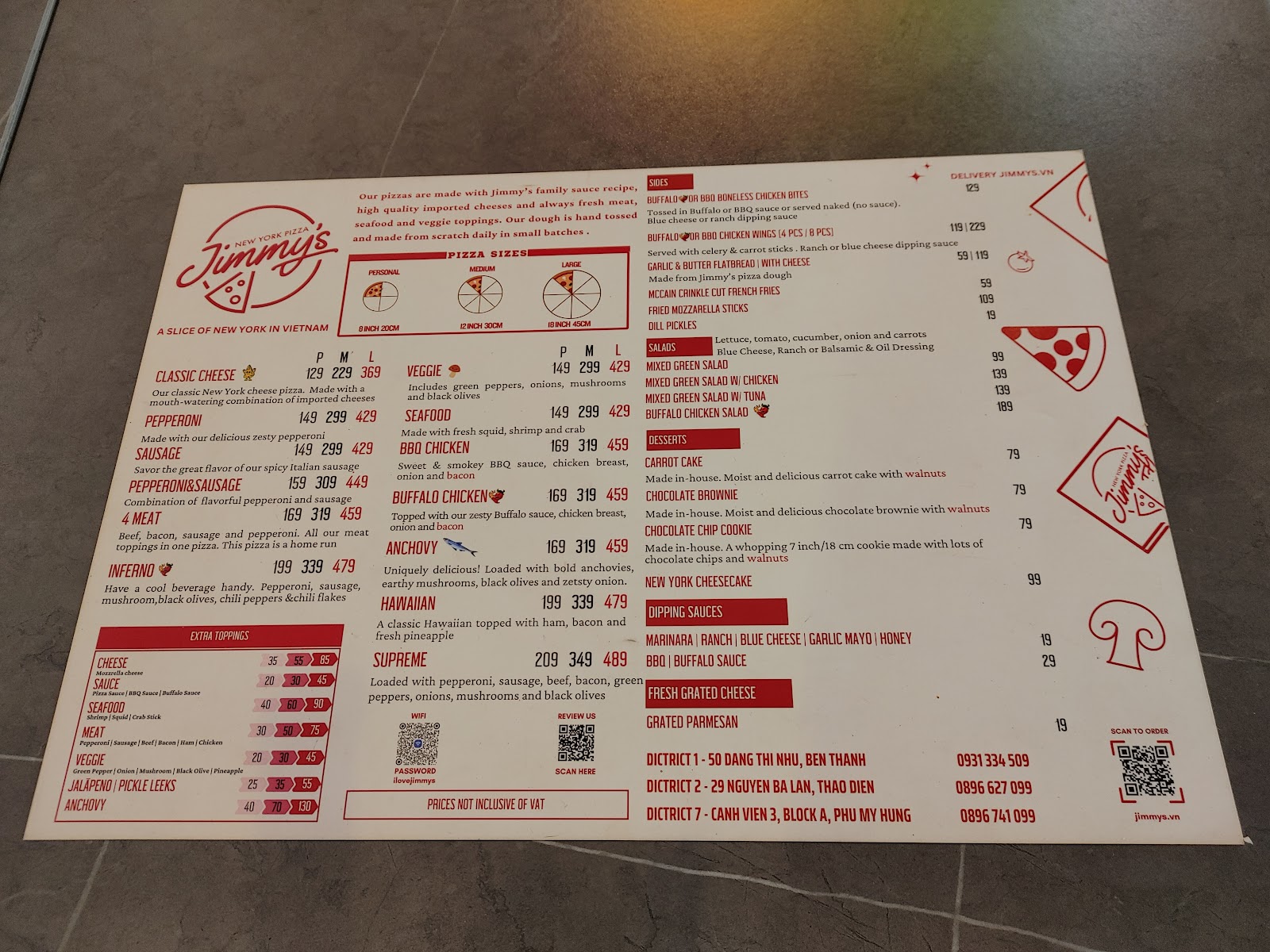 Jimmy’s New York Pizza - D1 photo 5 in Thao Dien