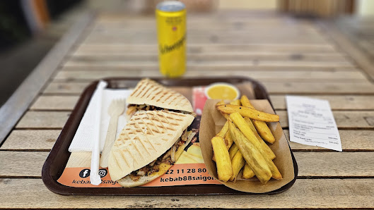 Grilled Sandwich with French Fries