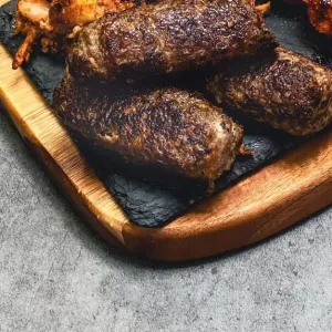 Lamb Kofta Platter at Kebabs & Wraps