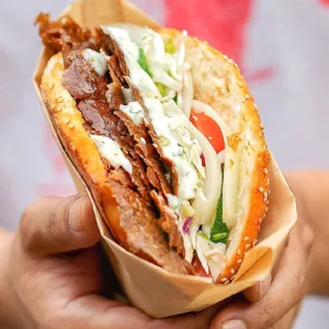 Lamb Kebab Sandwich at KEBABY, Thao Dien