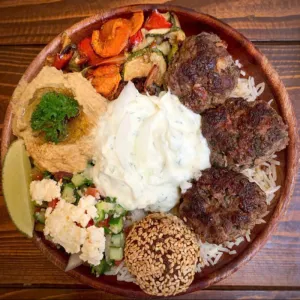 Lamb Rice Bowl - Kebaby Bowl Lamb at KEBABY