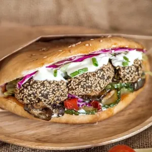 Kebaby Döner Falafel (Vegetarian) at KEBABY, Thao Dien