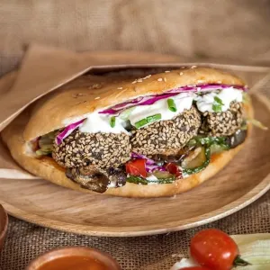 Kebaby Doner Falafel (Vegetarian) at KEBABY, Thao Dien