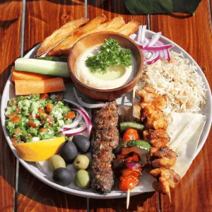 Kebaby Skewer Plate at KEBABY