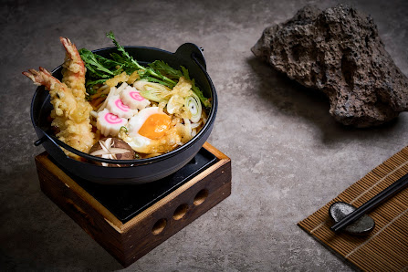 Ramen with Tempura and Fried Egg