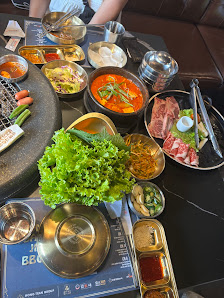 Various Korean BBQ dishes