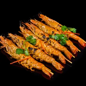 7. Grilled Shrimp with Salt and Chili