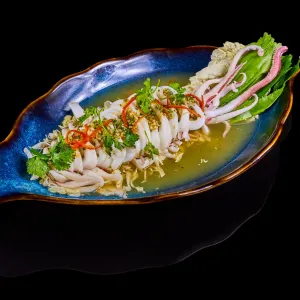 67. Steamed Fresh Squid with Lime Sauce at Lac Thai 7