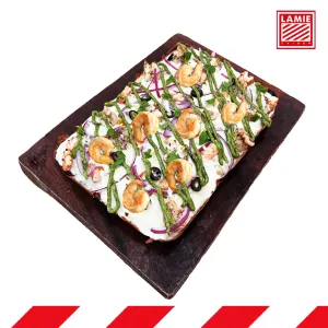 * NEW * Shrimp Pesto Pizza at Lamie Pizza - Thảo Điền