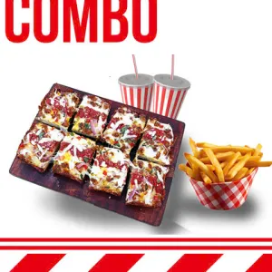 *New* Combo (1 Medium Pizza + 1 Fries + 2 Drinks) at Lamie Pizza - Thảo Điền