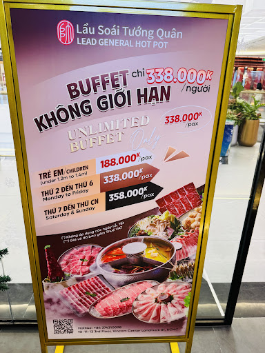 Lẩu Soái Tướng Quân - Lead General Hotpot Landmark 81 Ho Chi Minh City | 帅将军(胡志明店)火锅 photo 6 in Thao Dien