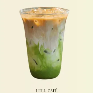 dirty matcha at Lull Café