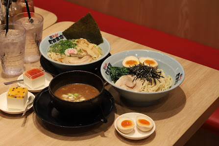 A selection of Asian noodle dishes