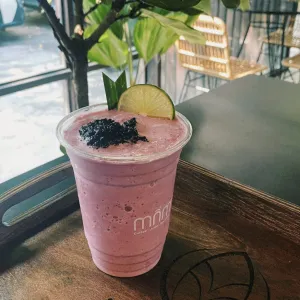 Mulberry Yogurt Smoothie at Mầm Coffee