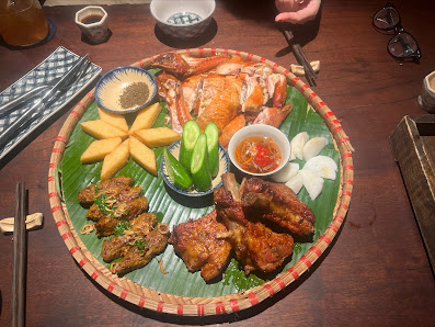 Platter of Vietnamese Chicken Dishes