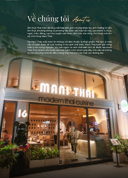 Mani Thai - Xuân Diệu Restaurant in Ha Noi - exterior