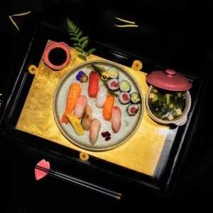 SET12 - Sushi Teishoku - Set Sushi Tổng Hợp