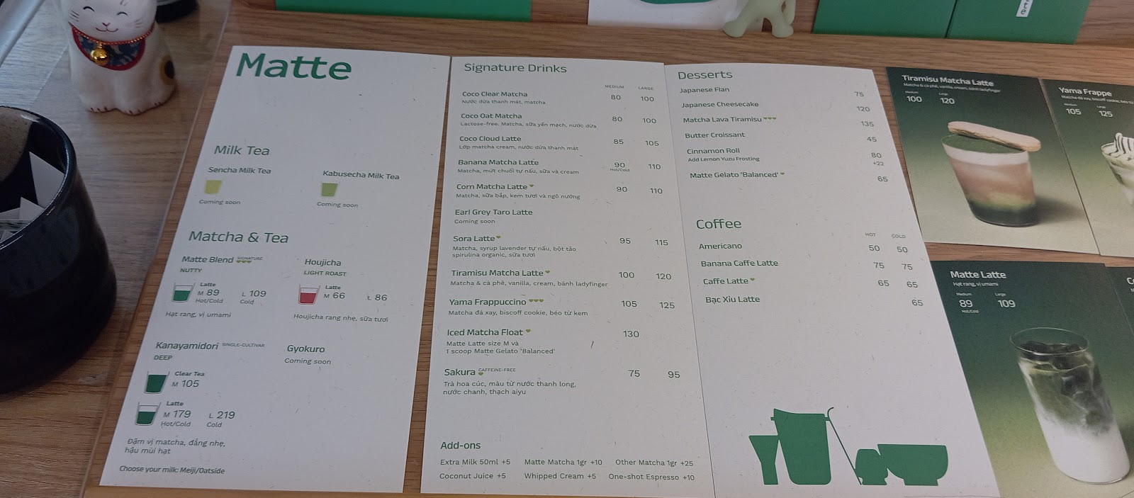 Matte Matcha & Teabar