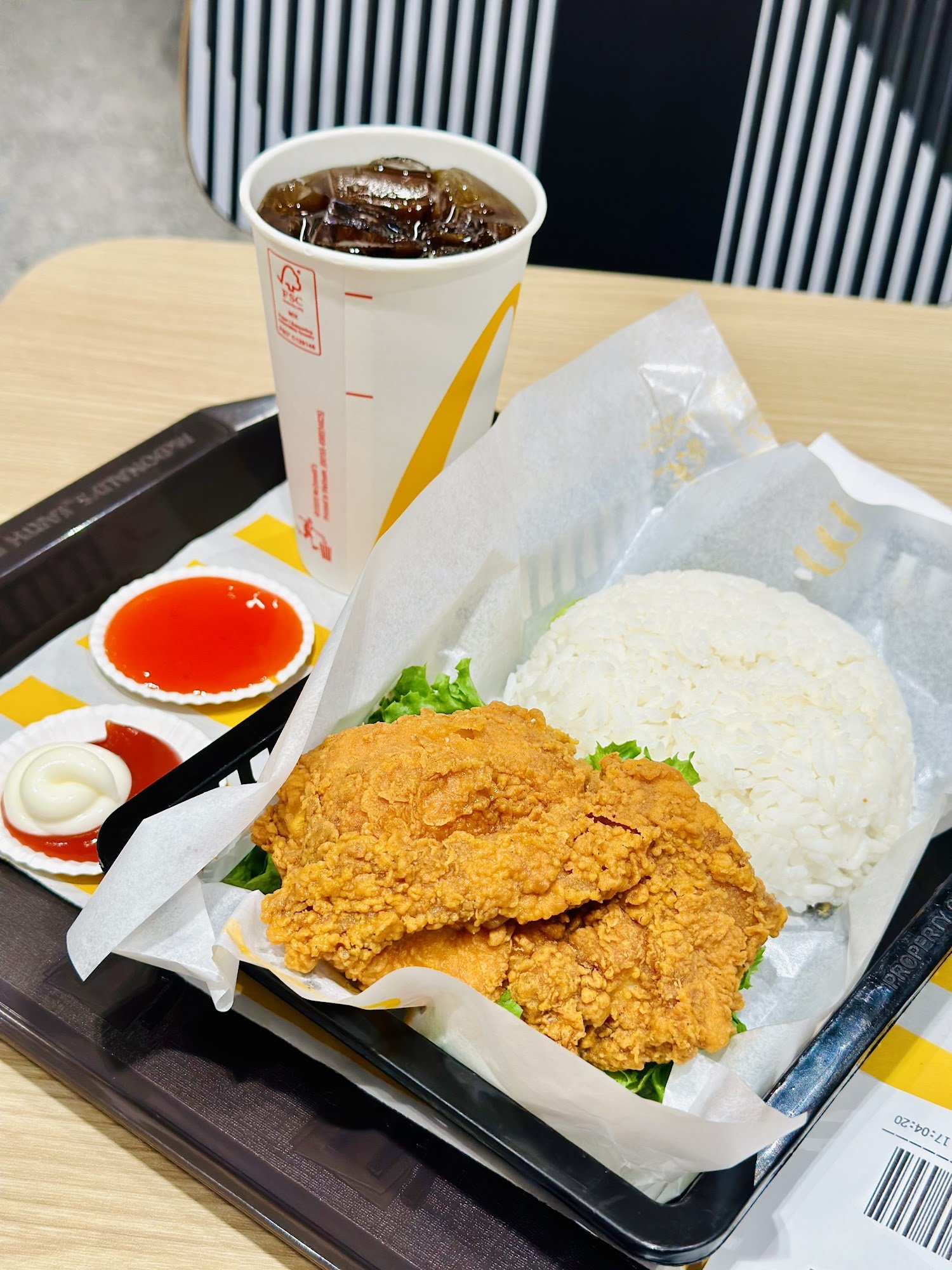 Fried Chicken Rice Meal