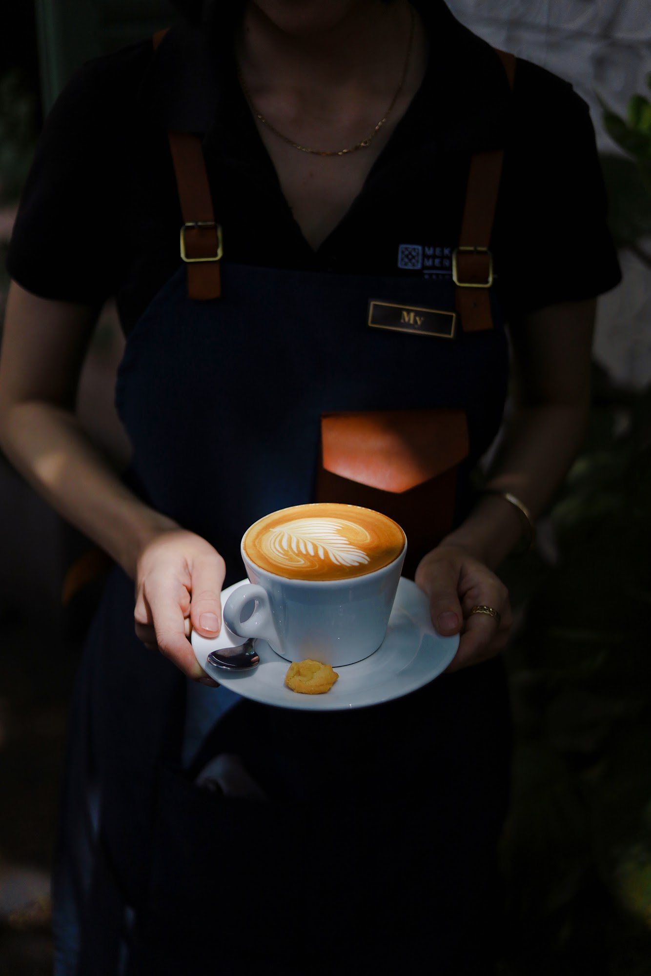 Latte with Cookie