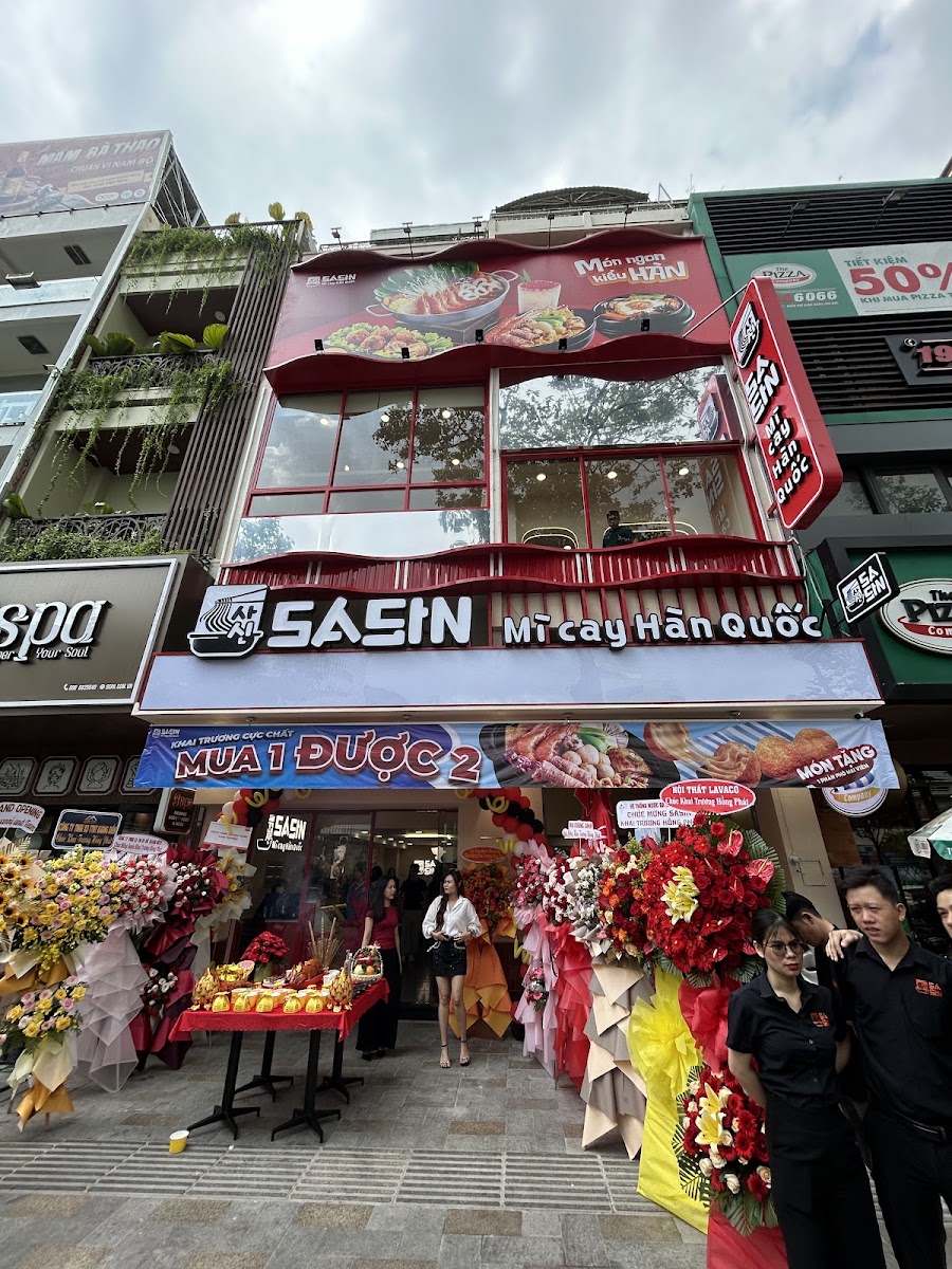 Mì cay Sasin 101-103 Nguyễn Thái Học - Korean Restaurant in Thao Dien