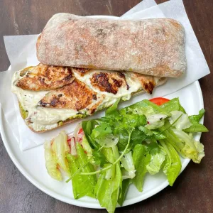 Koji Chicken Guacamole Sandwich at MINDFULLY