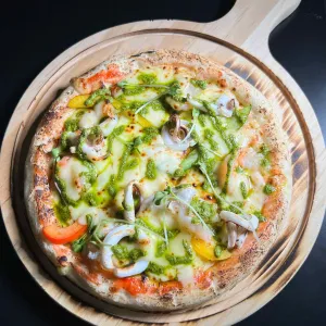Seafood Pizza at MISEN