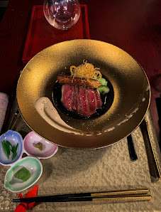 Japanese Plated Meat Dish