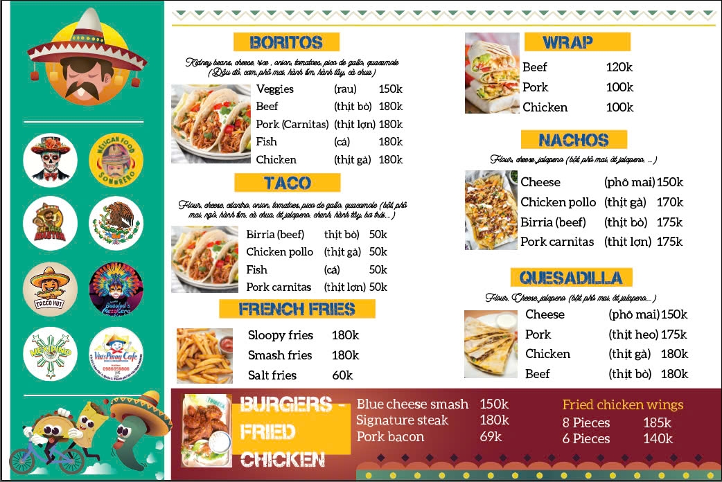Mixecan food sombrero (mixepino) in Thao Dien