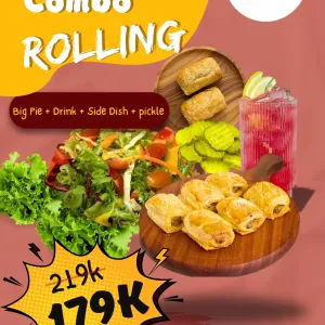 Mr.Pie Combo (Sausage roll)