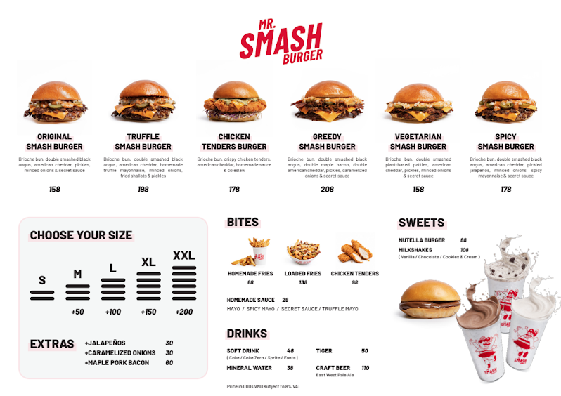 Mr.Smash Burger - Bui Vien - American in Thao Dien