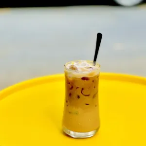 Vietnamese Coffee with Condensed Milk at Ngân Coffee in Saigon
