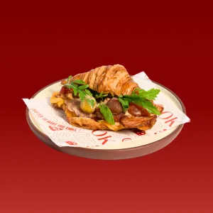 Croissant Scramble Egg at OKKIO