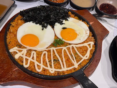 Egg and Seaweed Rice Hot Pot