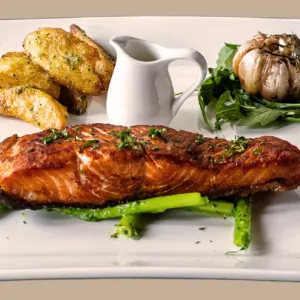 Passion Fruit Salmon at Pasta Fresca Thảo Điền